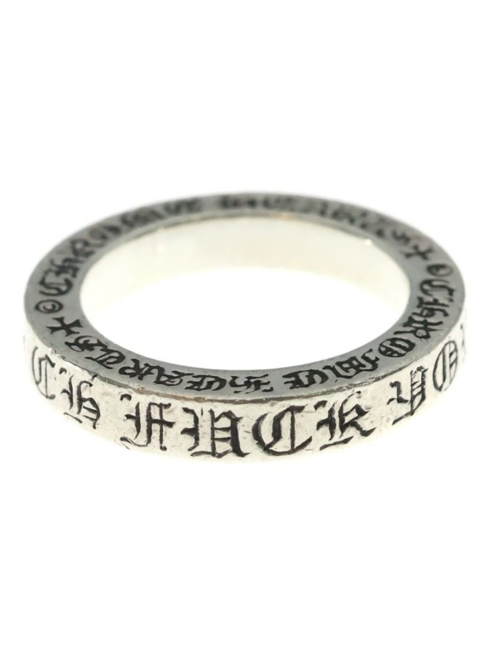 Chrome Hearts Spacer Fckyou Ring Silver